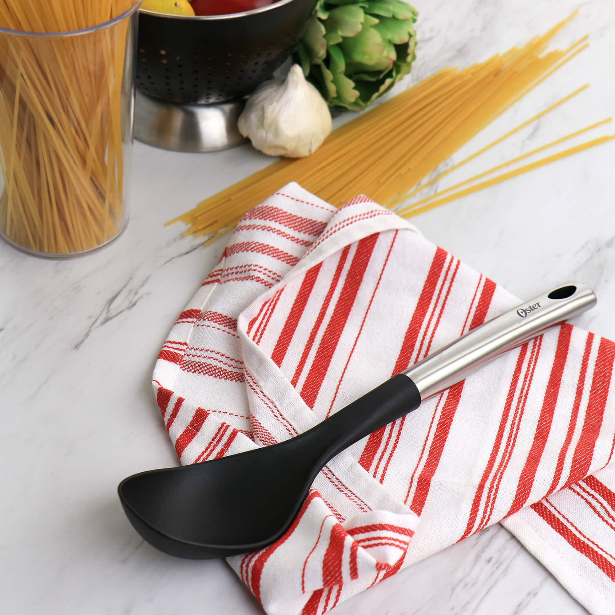 Oster Baldwyn Stainless Steel & Nylon Solid Spoon